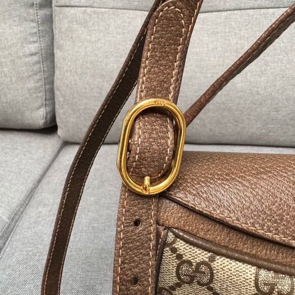 ✨GUCCI Sherry Line Beige Shoulder Bag Gold Hardware Leather | Authentic 1002056✨ - Picture 7 of 16